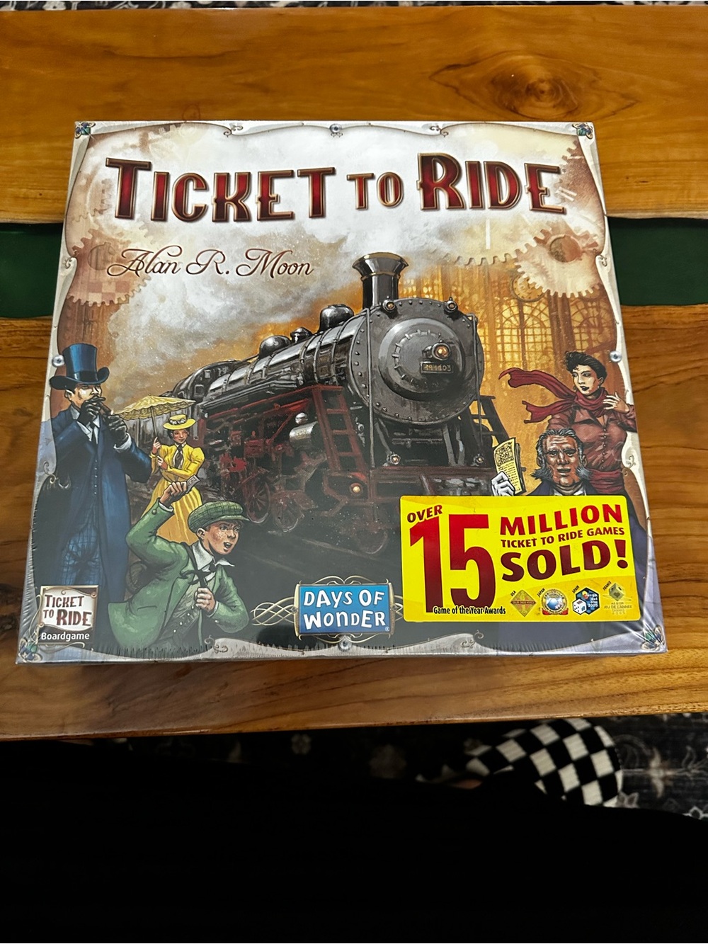 Target Ticket to Ride Board Game - Red, Yellow, Green, Blue, Black